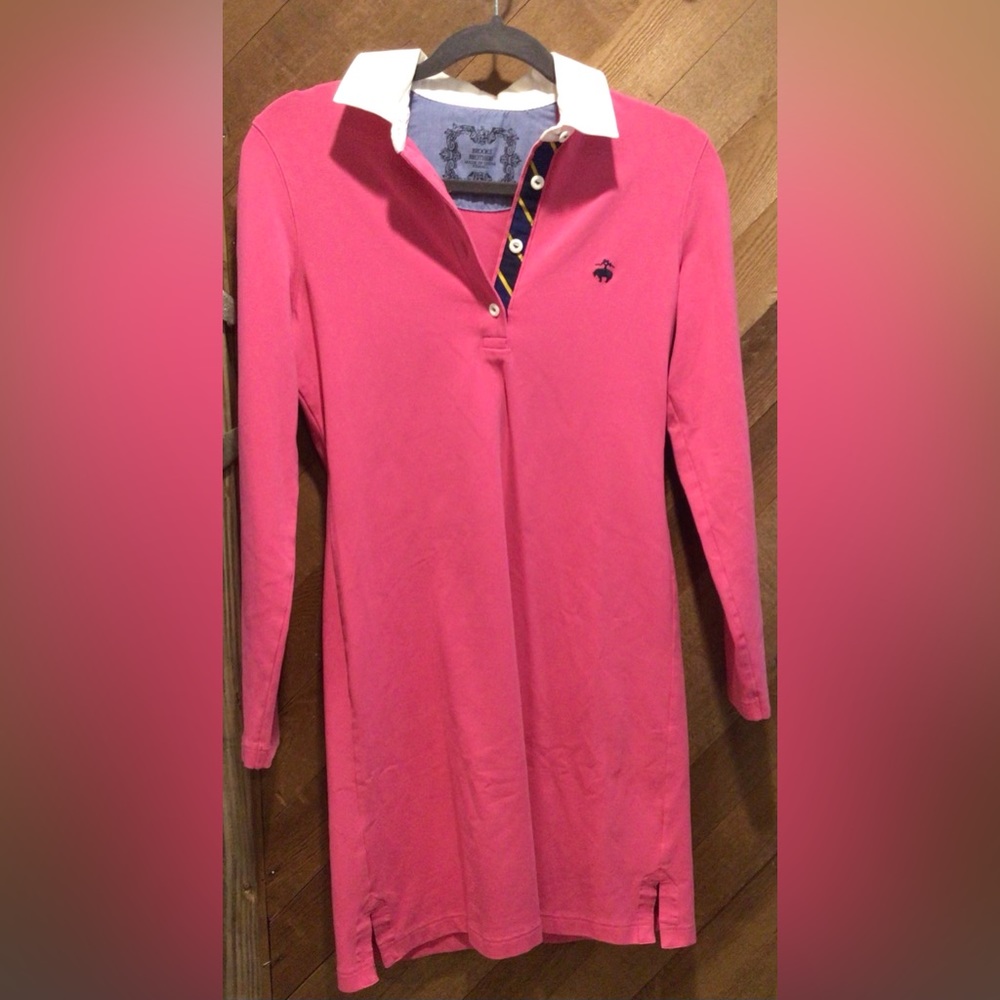Brooks Brothers Pink Polo Style Dress Size XS never worn